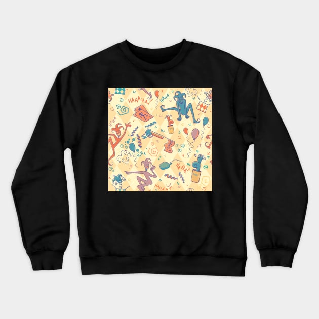 Court Jester Crewneck Sweatshirt by NeonBo